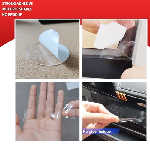 Urdar Brunnr Double Sided Tape for Hanging Picture Poster Decorations, Removable Strong Mounting Adhesive Strips Dots for Balloon, Photo, Art Craft, Party Supplies - style: 0.8in Dots and strips