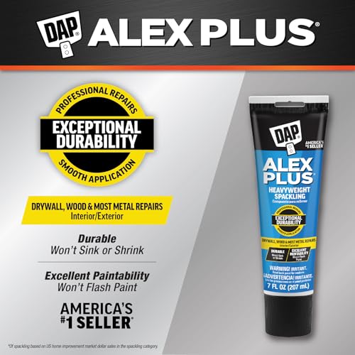 DAP Alex Plus Spackling, White, 7 Oz (7079818744)
