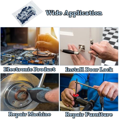 60pcs Set Screws, Set Screws Assortment Kit, Grub Screws M3 M4 M5 M6 M8 for Home Repair, Repair Furniture, Electronic Product, Install Door Lock, DIY, Fixtures, 12 Sizes - size: 60pcs(12 Sizes)