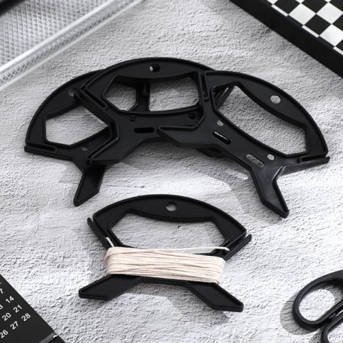 SEWACC 10pcs Line Winder Wind up for Cord Rope and Cord Organizer Rope Spooler Fishing Gadgets Cable Winder Kite Reel for Twine Fishing Line Prevent Tangles