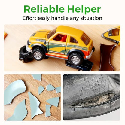 Welding High Strength Oily Glue, Multi Purpose Repair Adhesive for Metal Plastic Wood Ceramic Leather, Fast Bonding Precision Tip Super Glue for Household Fixes (1)
