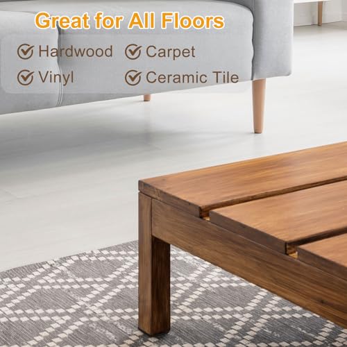 uxcell Furniture Sliders, 12Pcs 35x35x45mm - PTFE Triangle Chair Leg Floor Protectors, Screw-On Furniture Pads with Screw for Carpet Hardwood Floors