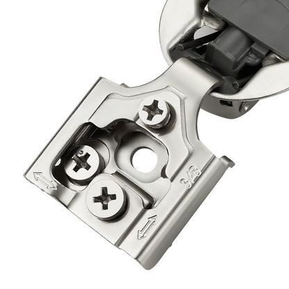 Ravinte 2 Pack 1 Pair 3/8 inch Overlay Soft Close Kitchen Cabinet Hinges Stainless Steel Adjustable Kitchen Hinges Satin Nickel Cabinet Hardware - size: 3/8 inch Overlay