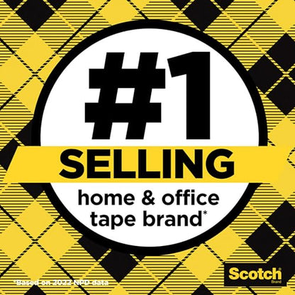 Scotch Double Sided Tape, Office and School Supplies for Arts and Crafts, Alternative to Scrapbooking Tape, 0.50 in. x 500 in., 2 Refill Tape Rolls - size: 2 Rolls