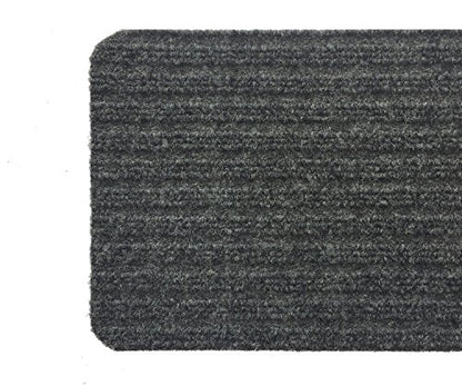 Stair Tread Collection Skid Slip Resistant Carpet Stair Treads Set of 13 (8 in x 30 in), Dark Grey Stair Protector Mat - color: Dark Grey, size: 13 Pcs - 8"x30"