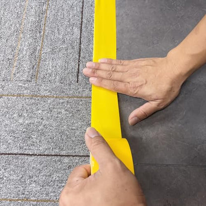 Duct Tape Heavy Duty Yellow, 2 Inches x 32 Yards, Strong, Durable, Easy-Tear by Hand, No Residue, Waterproof for Home Repairs, Fixed Carpet Edge, DIY Projects - color: Yellow