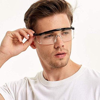 3 Pack Safety Glasses, Anti-fog Eye Protective Glasses Scratch Resistant Clear Wraparound Lenses Safety Goggles and No-Slip Grips, Adjustable Temples Lab Goggles - color: 3pcs Black