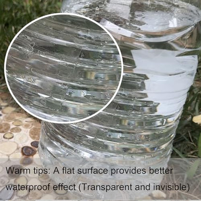 WELSTIK Waterproof Tape Patch & Seal Tape Repair Tape Duct Tape - Transparent - 10,2 x 152,4 cm - color: CLEAR