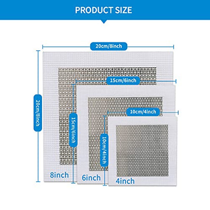 6 Inch 6Pack Drywall Patch Drywall Repair kit, Wall Repair Patch Kit, Patch Repair for Drywall Plasterboard