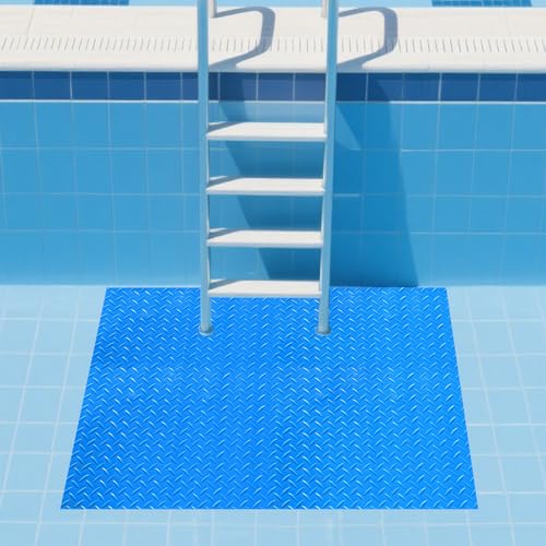 36"x36" Swimming Pool Ladder Mat Protective Swimming Pool Step Pad Protects Vinyl Pool Liner for Above Ground Swimming Pool Ladder Pad Compatible with Pool Step Ladder - size: 36"x36"