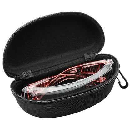UNCO- Safety Goggles Over Glasses, Protective Goggles, Anti Fog, Work, Safety Glasses Over - color: Light Pink, size: 1 Pack