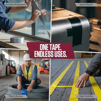 Nashua 2280 Burgundy (Dark Maroon) Duct Tape, All Purpose, Water Resistant, 1.89 Inch x 60 yds, 1 Roll - color: Burgundy / Dark Maroon, size: 1.89" x 60yds