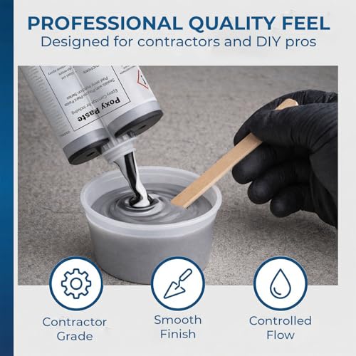 30ft Epoxy Foundation Wall Crack Repair Kit, A-Tech 212 LV Injection System, ASTM C-881 Structural Concrete Crack Repair, Basement Wall Leak Sealant & Foundation Concrete Filler, Tough Waterproof Seal