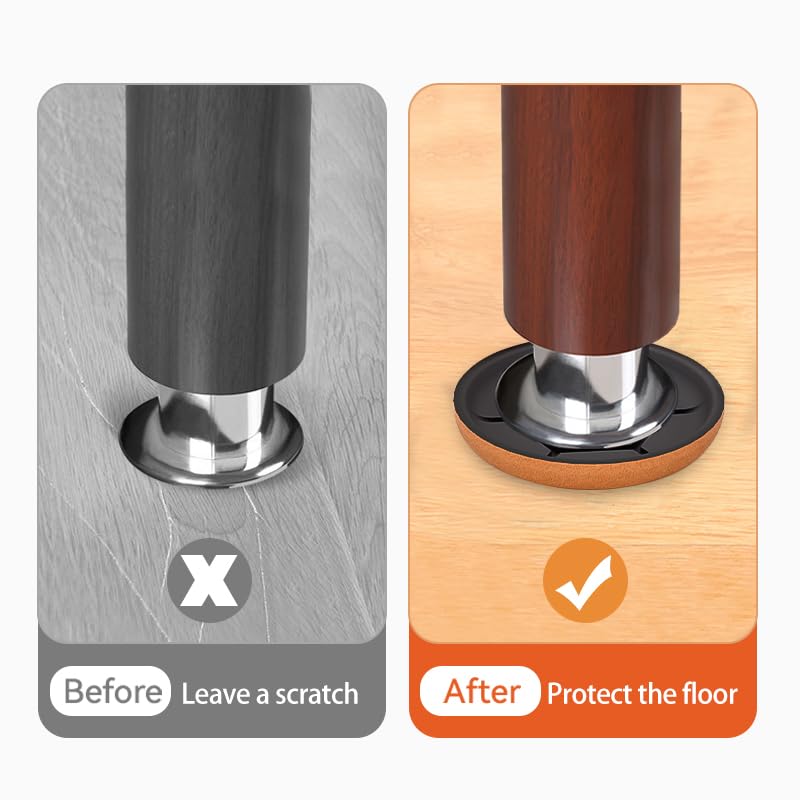 8 Pcs Furniture Sliders, Furniture Movers for Hardwood Floors & Carpet, Heavy Duty Furniture Sliders for Smooth Glide-4 3/4" L - size: 4 3/4"