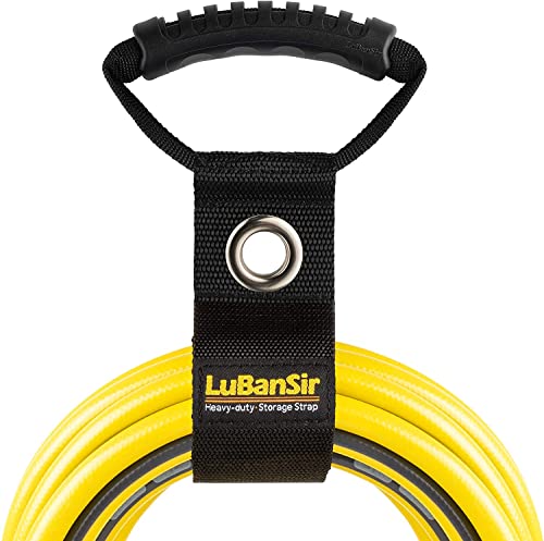 LuBanSir 3 Pack Extension Cord Organizer, 17" Portable Hook and Loop Storage Straps with Grommet Fit Extension Cords, Cables, Ropes, Garden Water Hoses Carrying and Hanging - size: 2"x17"