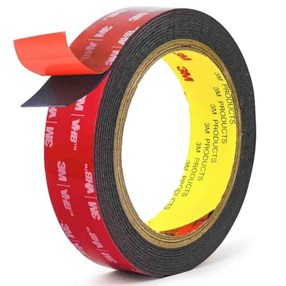 Hasaky Double Sided Tape Heavy Duty Mounting Tape Strong Adhesive Tape Waterproof Foam Tape Picture Hanging Strips for LED Strip Light Indoor and Outdoor (1in X 10ft) - size: 1in x 9.85ft