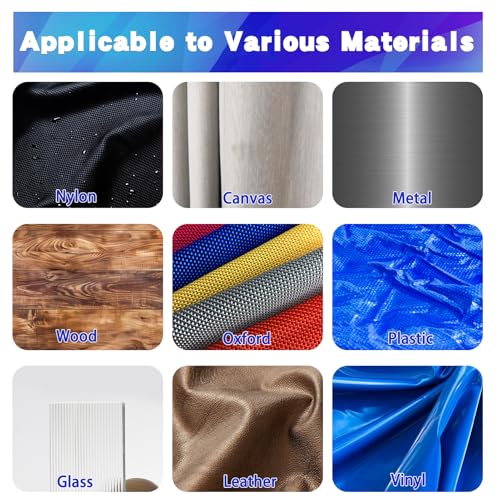 4.5Inch × 40FT RV Awning Repair Tape with Scissors, Outdoor Heavy Duty Repair Tape for Tarp, Tent, Boat Cover, Canvas, Sail Tape, Waterproof, UVproof and Heat-resistant Tear Repair Pctch Kit (1, Blue) - color: Blue