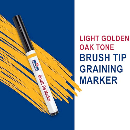 Mohawk Brush Tip Marker, Light Golden Oak Tone, M265-2021, 1 Count