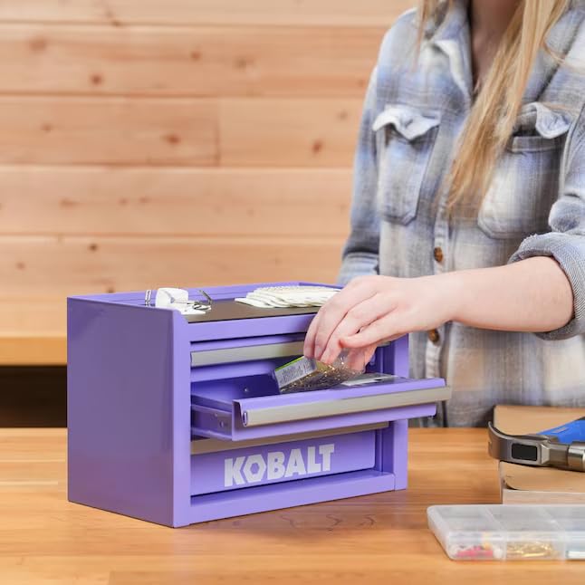 K.balt Mini Tool Boxes (Lavender, 3 Drawer) - color: Lavender, size: 3 Drawer