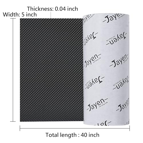 Non Slip Texture Self Adhesive Silicone Cuttable Furniture Pads - Anti-Sliding Rubber Floor Protectors for Any Furniture and Appliances