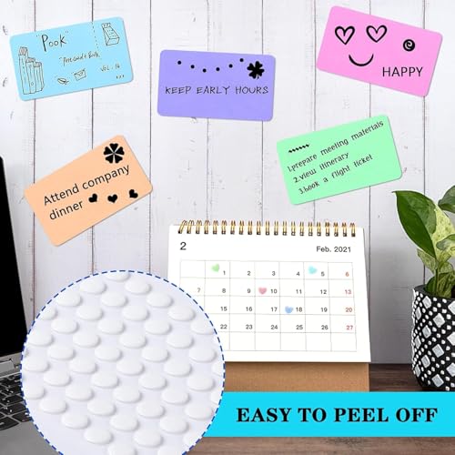 JANYUN 140 Pcs Double Sided Sticky Dots Removable Round Putty Clear Double Sided Tape for Crafts No Trace Sticky Tack Adhesive Tape (6 mm) - size: 6mm