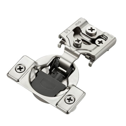 HOME EDIT 2 Pack 1 Pair 5/8 inch Overlay Soft Close Cabinet Hinges for Kitchen, Stainless Steel Three-Way Adjustable, Concealed Self-Closing Door Hinges - size: 5/8 inch Overlay