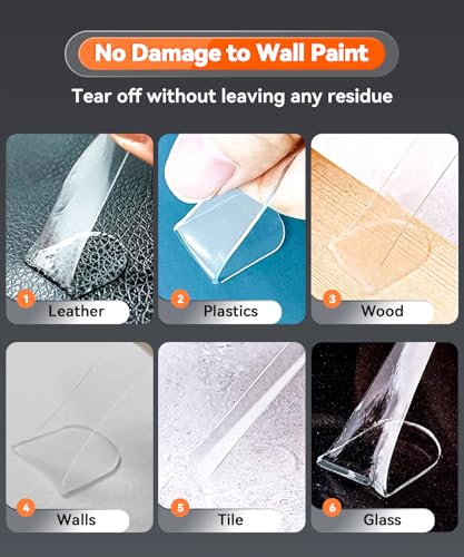 480 Pcs Removable Gel Mounting Putty for Museum Action Figures, Clear Glue Earthquake Putty, Double Sided Sticky Tape Adhesive Dots, 0.31" x 0.51" - size: Medium (480 Pcs)
