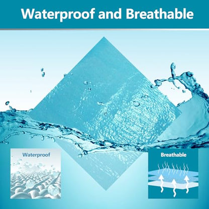 Temporary Floor Protection 39.5’’ x 50’, Floor Protection Film for Construction Projects - Protects Hardwood, Tile, Carpet, Countertops, Bathtubs and More,Coverage of 163 SQFT - size: 39.5’’ x 50’-Blue