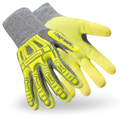 HexArmor Cut-Resistant Impact Protection Nitrile Palm Work Gloves | Rig Lizard® Series 2090X | X-Small - color: Rig Lizard Thin Lizzie 2090x | Ultimate Dexterity, size: X-small (Pack of 1)