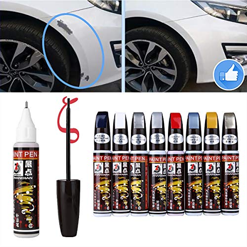 Fill Paint Pen Car Scratch Repair Black Touch Up Paint Special-purpose Paint Touch-up Pen Multi-color Optional for Various Cars (deep yellow) - color: deep yellow