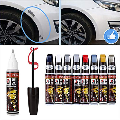 Fill Paint Pen Car Scratch Repair Black Touch Up Paint Special-purpose Paint Touch-up Pen Multi-color Optional for Various Cars (deep yellow) - color: deep yellow