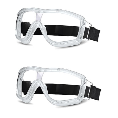 Kids Safety Goggles, Kids Lab Goggles,Soft silicone nose cushion and adjustable headband - color: White+white