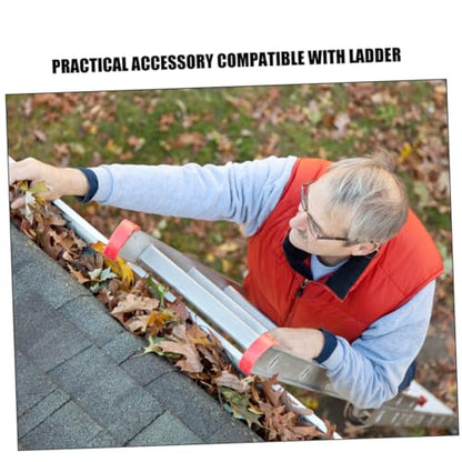 Mipcase 2Pcs Non Slip Ladder Feet Pads Durable Cushion Covers for Extension Step Ladders Wear Resistant Foot Mats for Enhanced Stability and Floor Protection