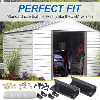 EAORBD Door Tune-Up Kit for Arrow Shed Storage Products, Shed Door Handle Kit Dk100-A 2-Pack - size: 2 Pack