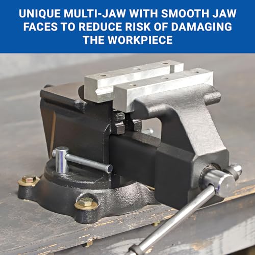 Yost Vises, 5in. Multi-Purpose Vise, Jaw Width 5 in, Jaw Capacity 2.9 in, Model# MV-5 - size: 5 Inch