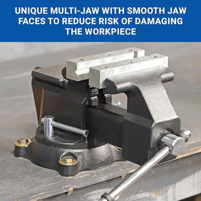 Yost Vises, 5in. Multi-Purpose Vise, Jaw Width 5 in, Jaw Capacity 2.9 in, Model# MV-5 - size: 5 Inch