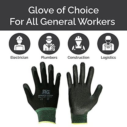 – NiTex P-200 Nylon Nitrile Gloves, Breathable Nitrile Foam Coated Utility Gloves for Insulated Grip, Brown, 6-Pair, Large - color: Brown, size: 6 Pairs (Large)