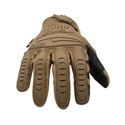 212 Performance Cut-Resistant Impact Protection Work Gloves, EN Level 3, Breathable Air Mesh, Secure Fit Adjustable Cuff, Tan, Small - size: Small