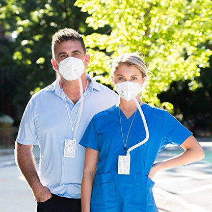 BROAD Breathe Freely AirPro Mask Reusable Air Purifying Respirator with HEPA Filter
