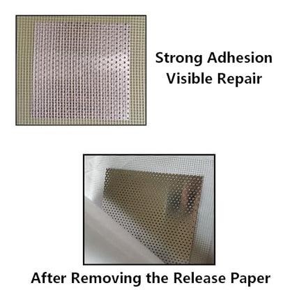 Sagasave Drywall Repair Kit Aluminum Wall Patch, Fiberglass Mesh and Galvanized Steel Panel for Repairing Damaged Exterior Walls and Roofs