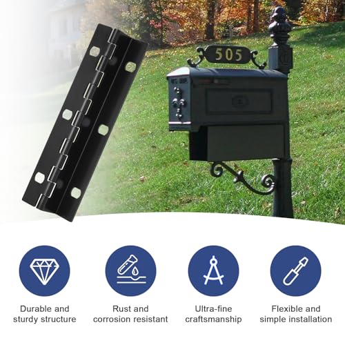 Mailbox Door Hinge Size 6 Screw Holes Replacement for Imperial Mailbox