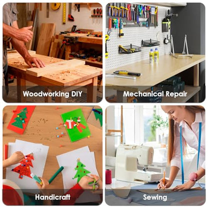 Rubber Work Mat 100cm×40cm, Rubber Cutting Pad with Standard Metric Conversion Charts Tap Drill Sizes Reference, Bench Mat for Handicraft/Mechanical/Woodworking/Sewing Enthusiasts