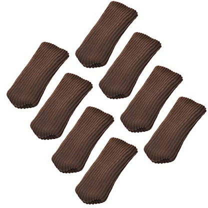 TEKEFT 20 pcs Knitting Wool Furniture Socks Chair Leg Socks Furniture Sliders That Protect Hardwood Floors from Scratches Socks Gifts