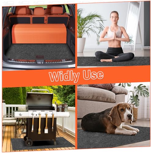 60 X 72 Inch Garage Floor Mat Under Car,Oil Spill Mat,Premium Maintenance mat,Waterproof Rubber Backing Layer Protects Garage Floor Surface - size: GFM-60x72IN