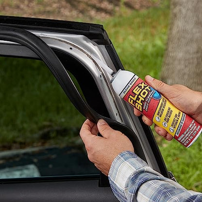 Flex Shot Rubber Adhesive Sealant Caulk, 8-oz, Clear - color: Clear, size: 8 Oz (Pack of 1), style: Caulk