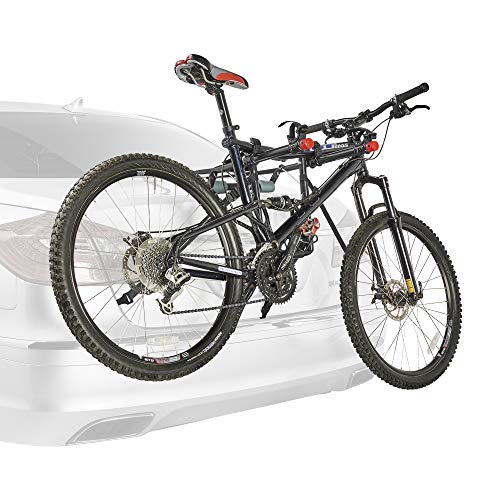 Allen Sports Deluxe 2-Bike Trunk Mount Rack, Model 102DN-R, Black - color: Red/ Black, size: 2-Bike, style: Bike Rack