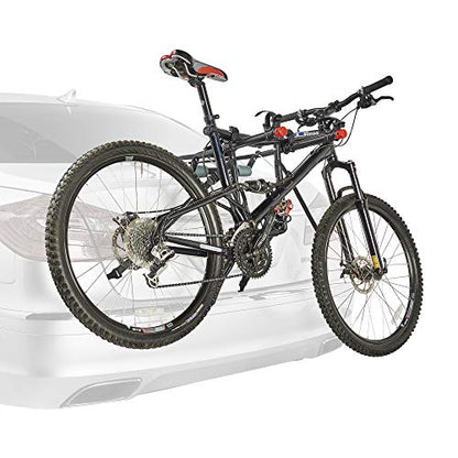 Allen Sports Deluxe 2-Bike Trunk Mount Rack, Model 102DN-R, Black - color: Red/ Black, size: 2-Bike, style: Bike Rack