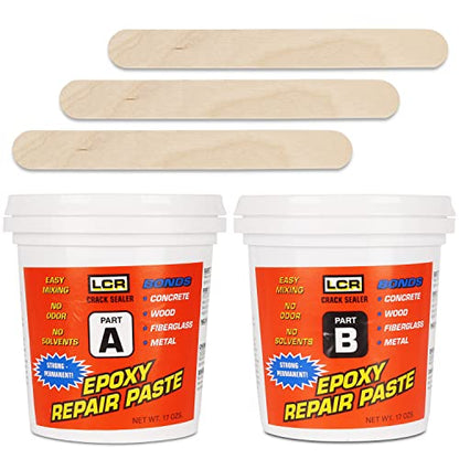 Polygem LCR Epoxy Concrete Crack Repair Kit - Stops Leaks - High-Performance Structural Bonding - Professional Grade - Reliable & Effective - DIY Friendly - Versatile - Wood, Fiberglass, Metal & More