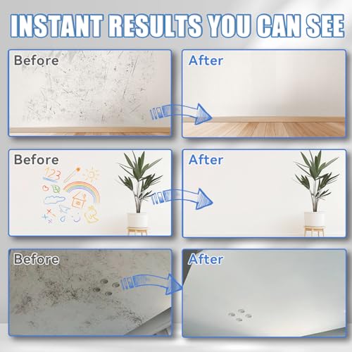White Paint, White Touch up Paint for Walls with Roller 100g, Water Based, Low Odor, Quick-drying, Suitable for Covering Stains, Scratches, Graffiti, DIY