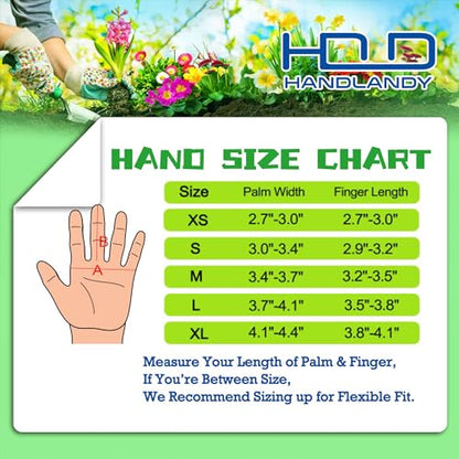 HANDLANDY Pruning Gloves Long for Men & Women, Pigskin Leather Rose Gardening Gloves- Breathable & Durability Gauntlet Glove (Small, Beige) - color: Beige, size: Small (Pack of 1)